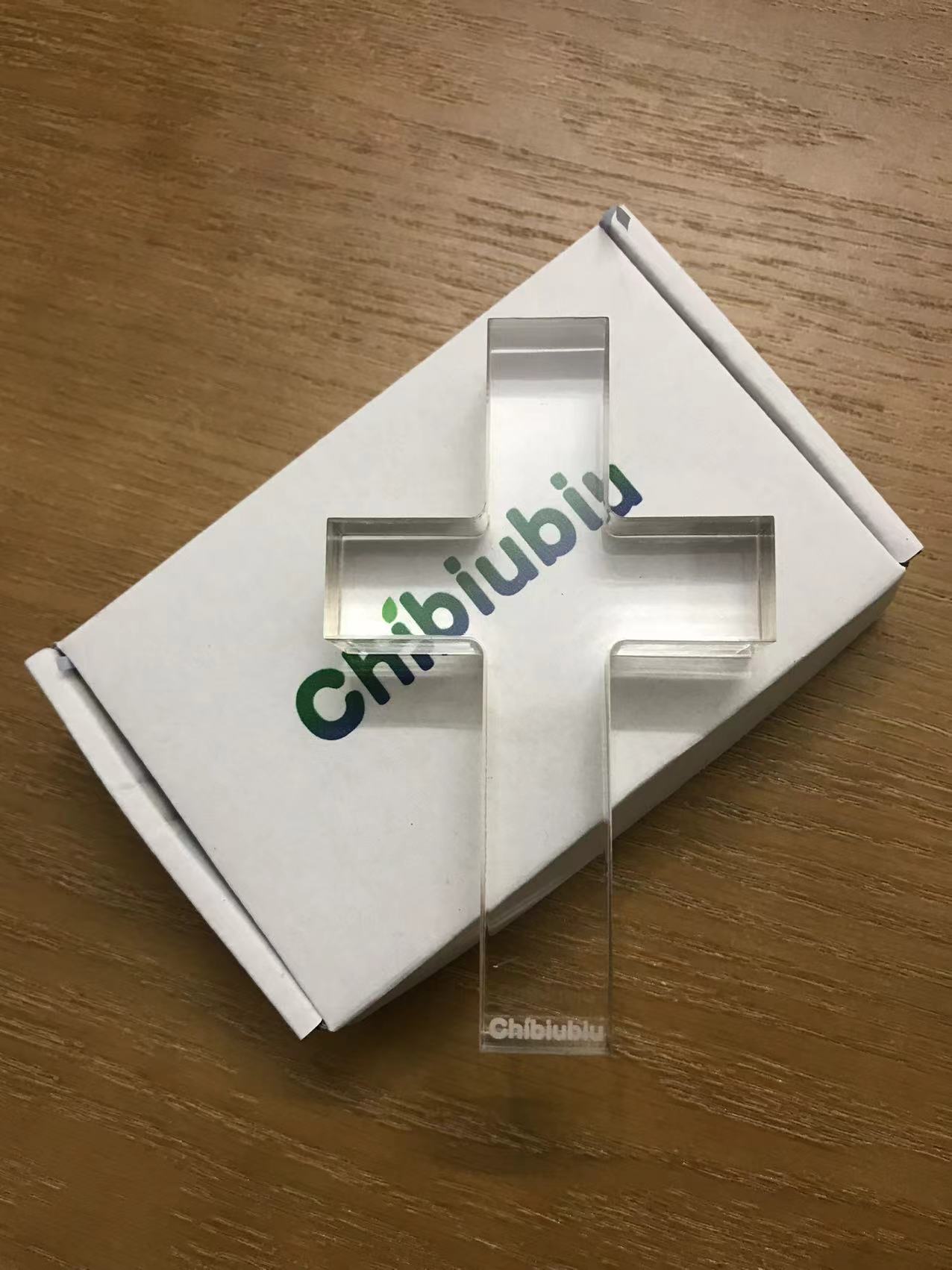 Chibiubiu Acrylic wall Cross for Home Decor, Size: 11cm x 7cm x 2.1cm